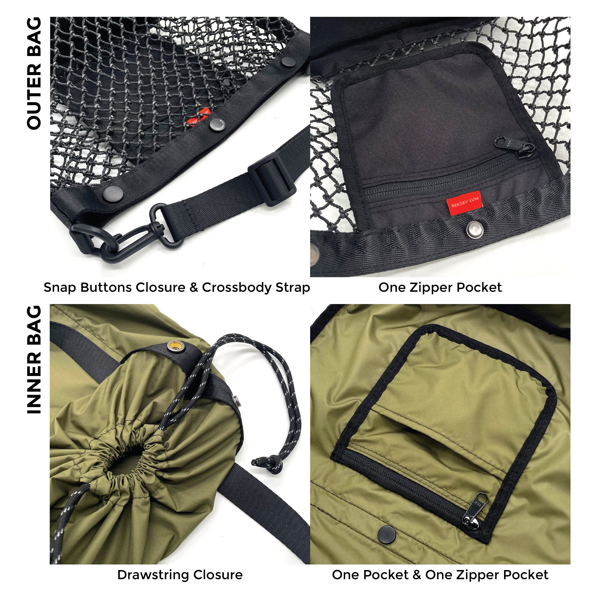 SEAUSE Layer Crossbody